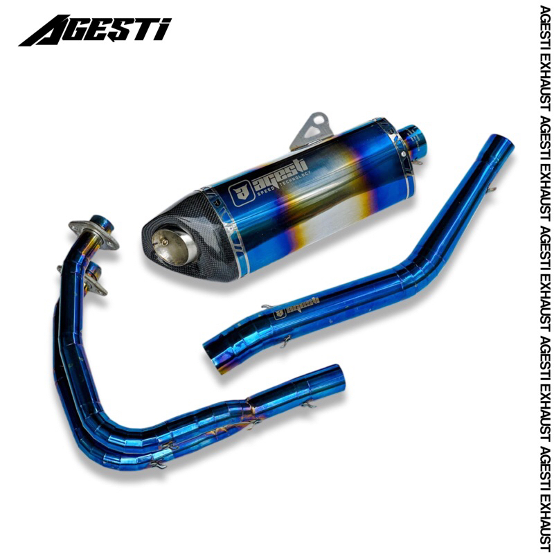 KNALPOT CBR250RR , KNALPOT R25, KNALPOT NINJA FI/NEW NINJA | KNALPOT AGESTI BLASS SERIES FULLSYSTSM 