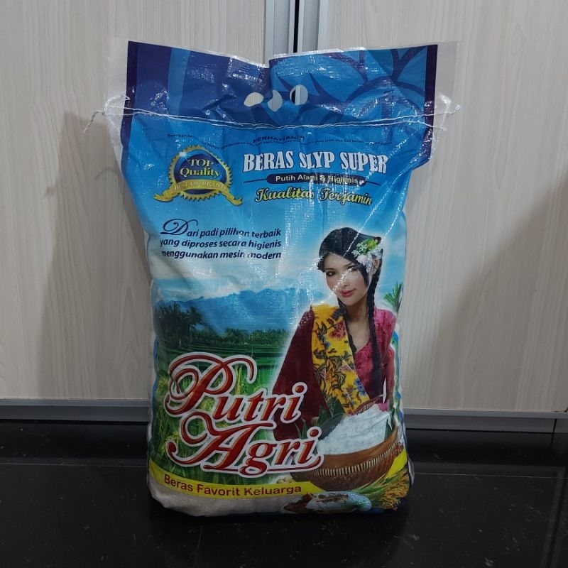 

Beras Slyp Super Cap Putri Agri 10Kg Mutu Terjamin