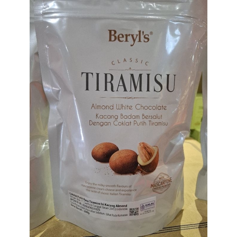 

beryls tiramisu almond white 300 gr exp 22 maret 2026