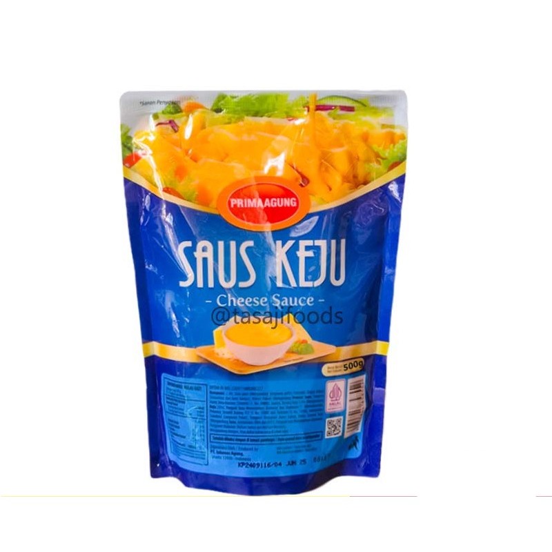 

Saus Keju PRIMA AGUNG 500 Gr Cheese Sauce Pouch Refill