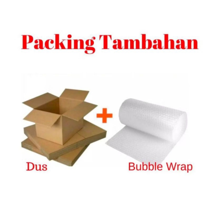 

EXTRA PACKING TAMBAHAN | Kardus dan Bubble Wrap