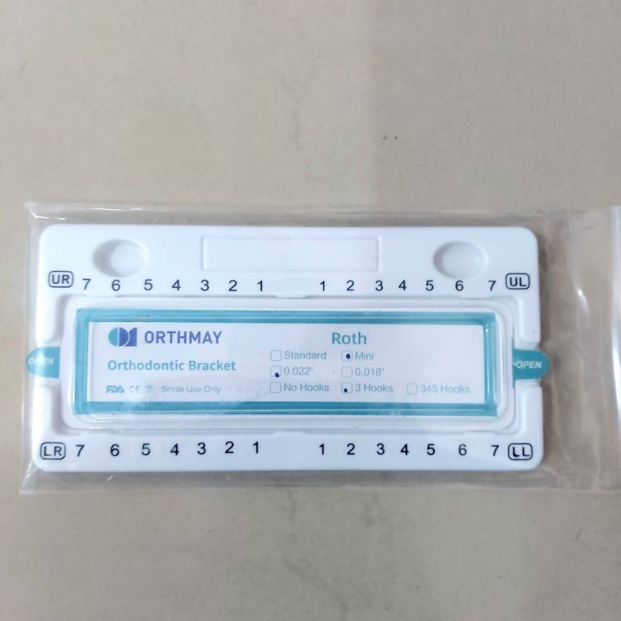 BRAKET COMFORT 10 SET MINI ROTH SLOT 022 / BRACKET / BEHEL GIGI - ORTHMAY