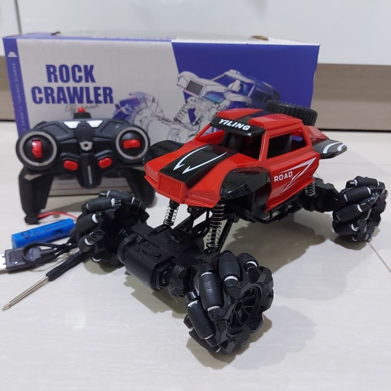 MOBIL REMOTE CONTROL, RC ROCK CRAWLER OFFROAD, 4WD, BAN GERIGI, MOBIL RC OFFROAD