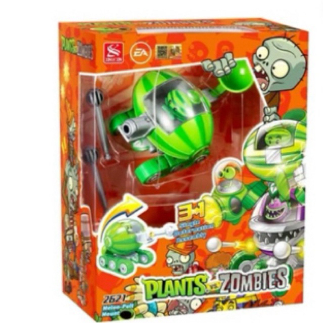 Cruzer Plants Vs Zombies Robot Melon Pult Mount - Hijau