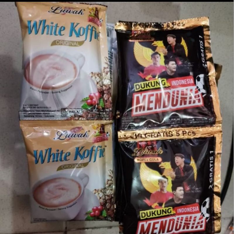 

KOPI BUBUK LUWAK 1 RENTENG 15 PCS 23gr / 10 PCS 20gr