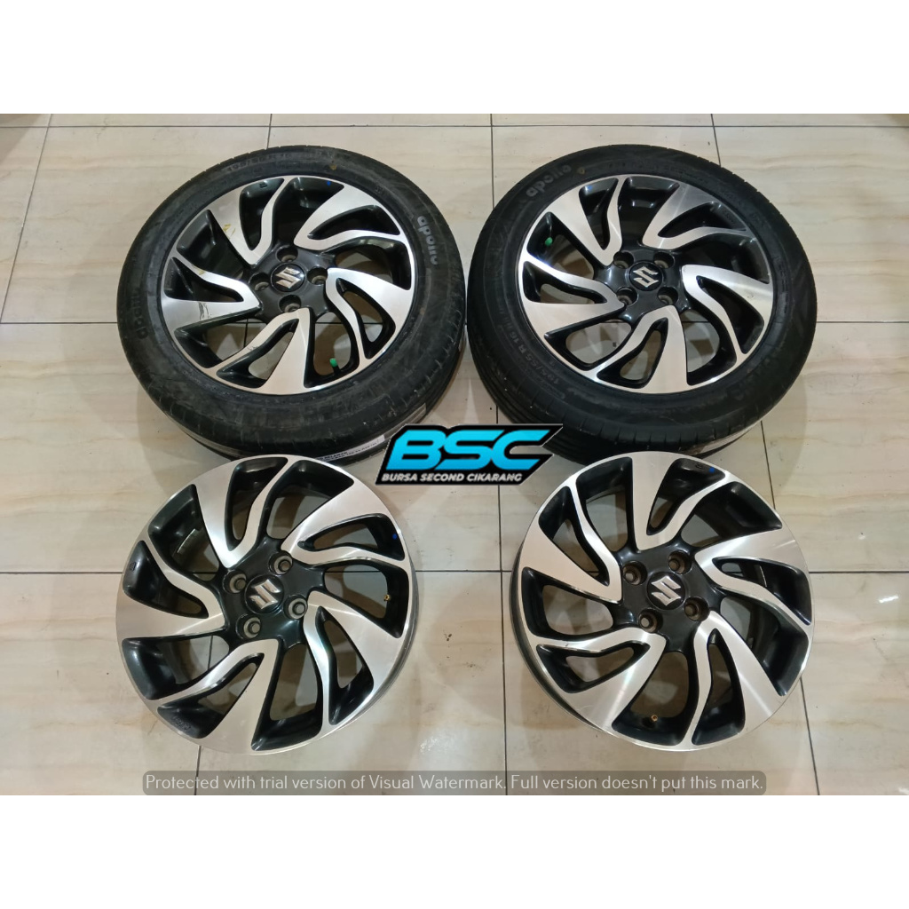 Velg Mobil Second R16 Ori Copotan Baleno Hatchback Ring 16 Buat Vios Swift Splash Ignis Yaris Agya W