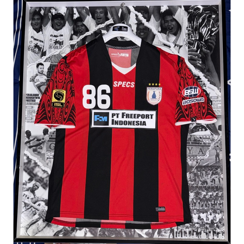  SOLD  Jersey Persipura Home 2014 Original Specs #86