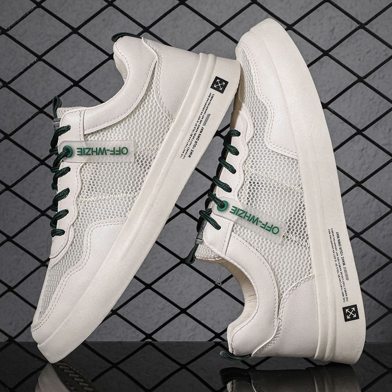 Sepatu pria sneakers/sepatu leedoo/sepatu off-whzie/sepatu kekinian