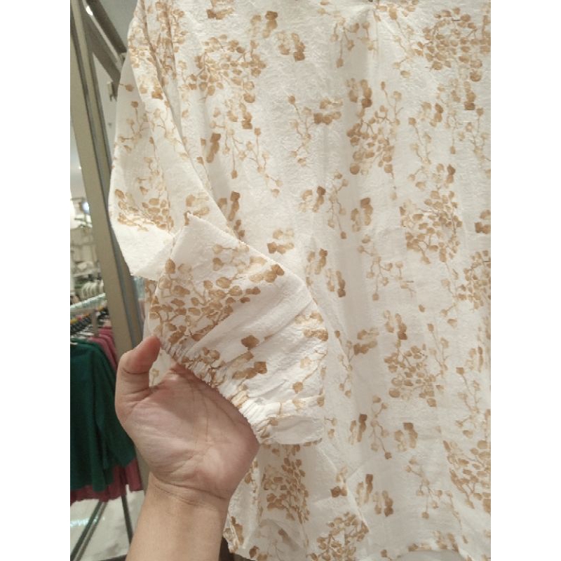 BLOUSE ST.YVES FREE FURING BUNGA² CANTIK ELEGANT S-2XL