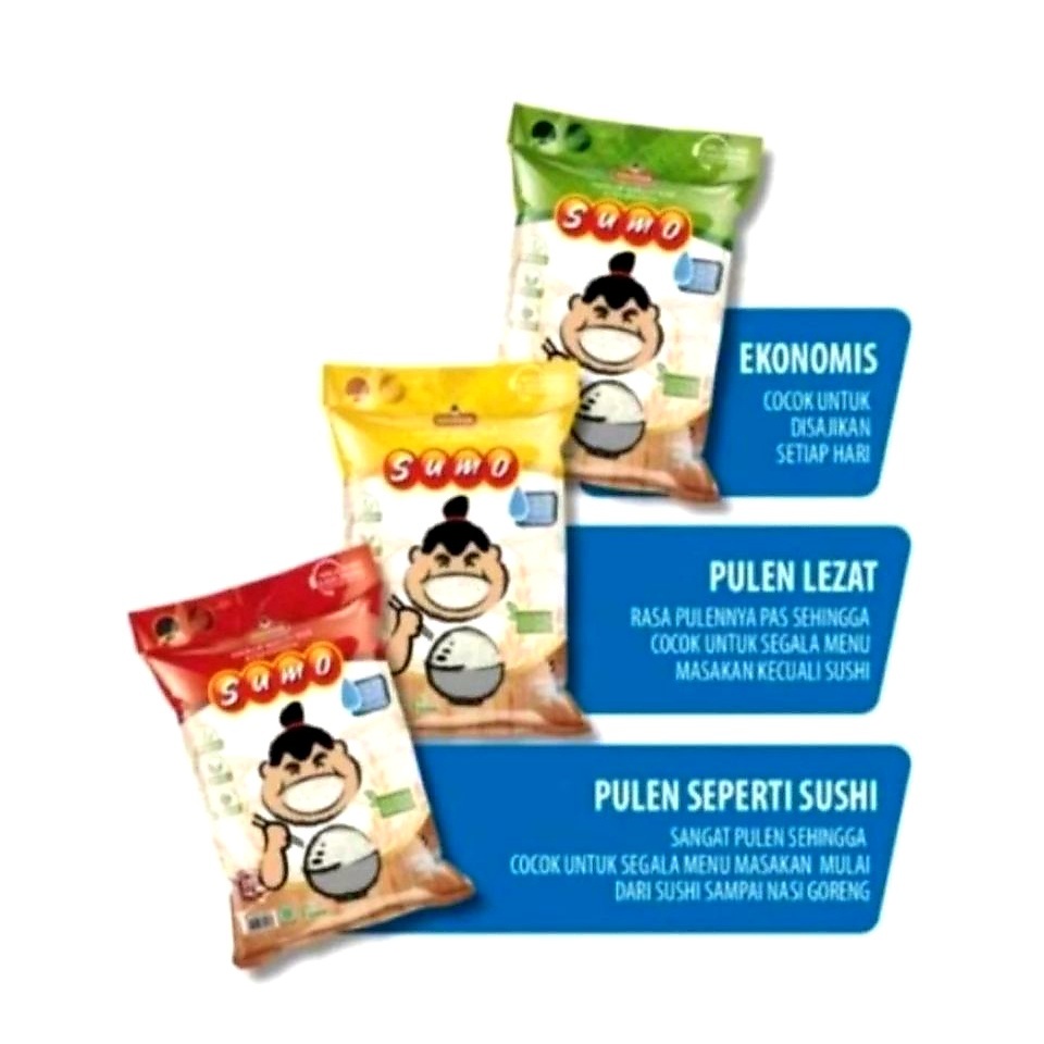 

Terlaris! BERAS SUMO FORTIFIKASI PUM 5KG 10KG DAN 20KG