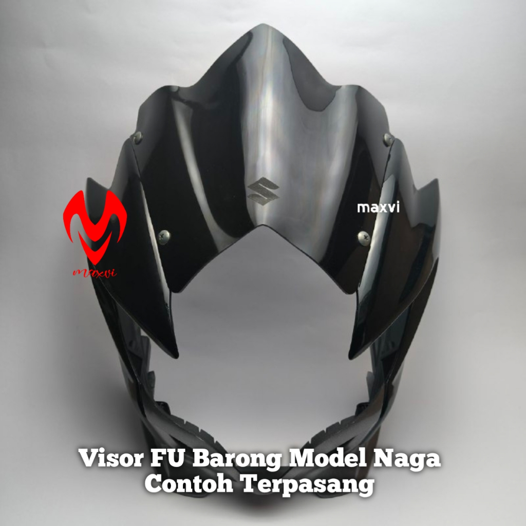 Visor Motor Suzuki Satria FU Barong 2011-2013 Model Jenong atau Racing atau model Naga (HANYA VISOR)