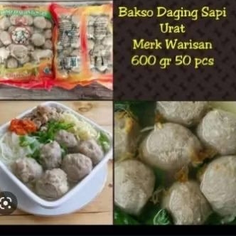 

Bakso Warisan Urat 600G (50 Butir) – Kenyal & Gurih