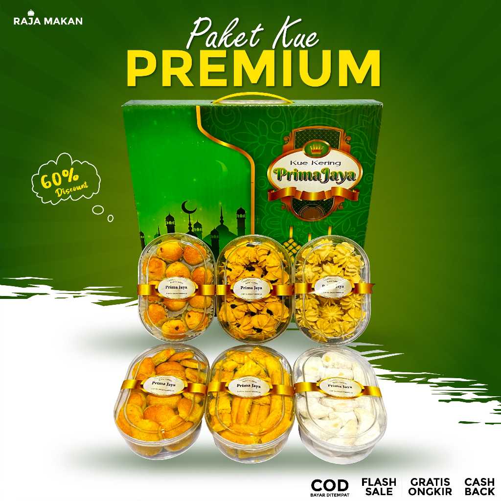 

Paket Kue Lebaran Prima Jaya Oval Isi 6 Nastar Coklat Putri Salju Idul Fitri Hampers Rajamakan 2