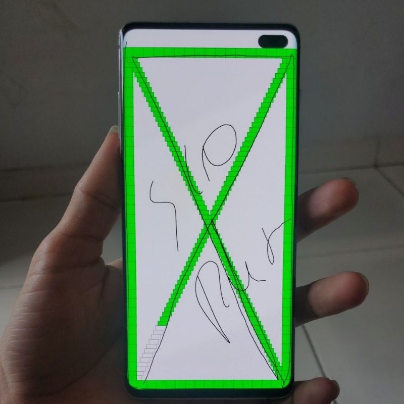 lcd samsung s10 plus original copotan