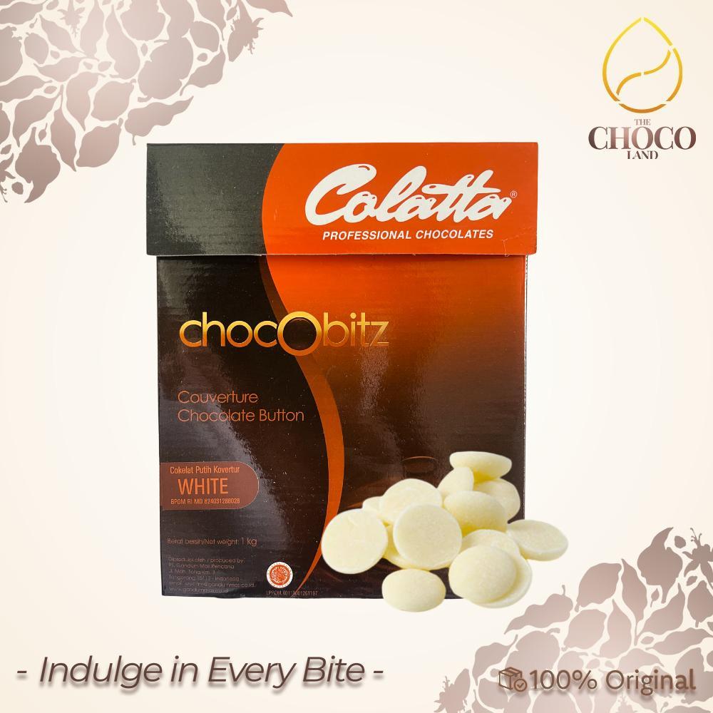 

Colatta Chocobitz Button Couverture White - Coklat Putih Berkualitas untuk Dekorasi & Olahan