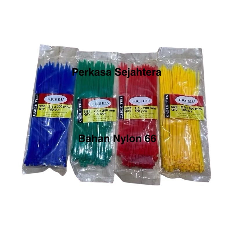 

Kabel Tis WARNA 10cm 15cm 20cm / Kabel Stik Ties WARNA MURAH 10 15 20