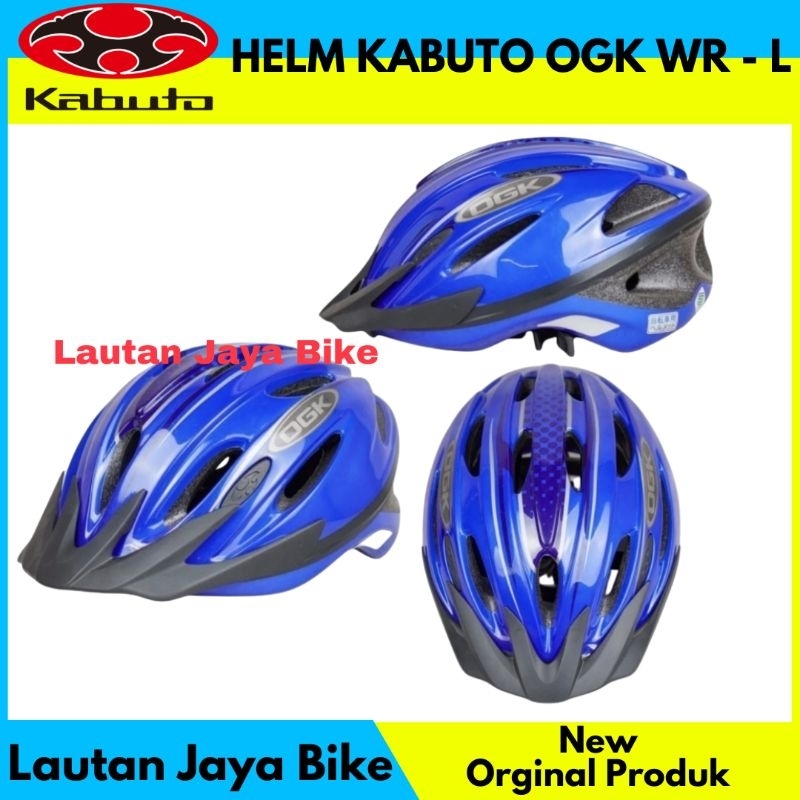 HELM KABUTO OGK WR-L METALIC BLUE 57-60CM HELM SEPEDA NEW