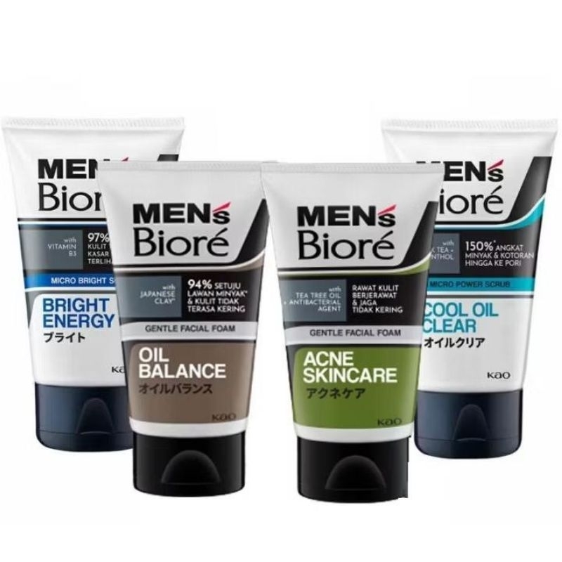 BIORE MENS sabun cuci muka untuk pria