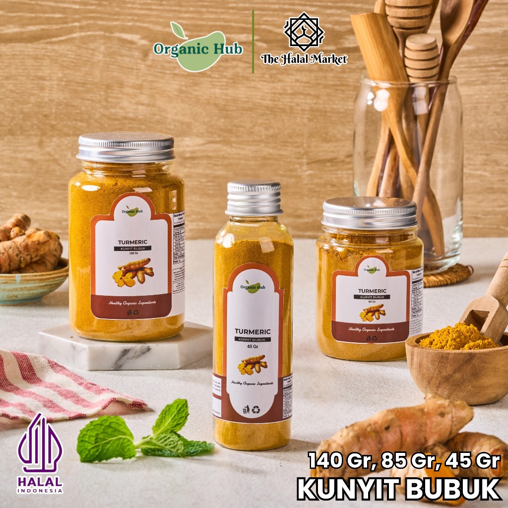 

Organic Hub Kunyit Bubuk Tumeric Powder Asli 100% Organik Untuk Asam Lambung Murni Herbal