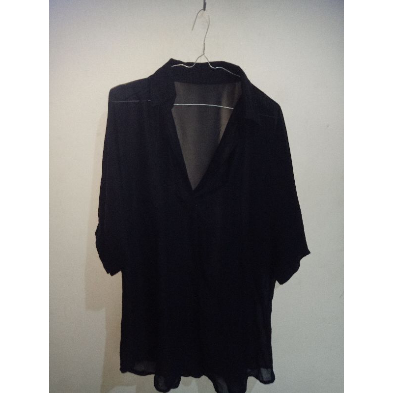 kemeja transparan Preloved