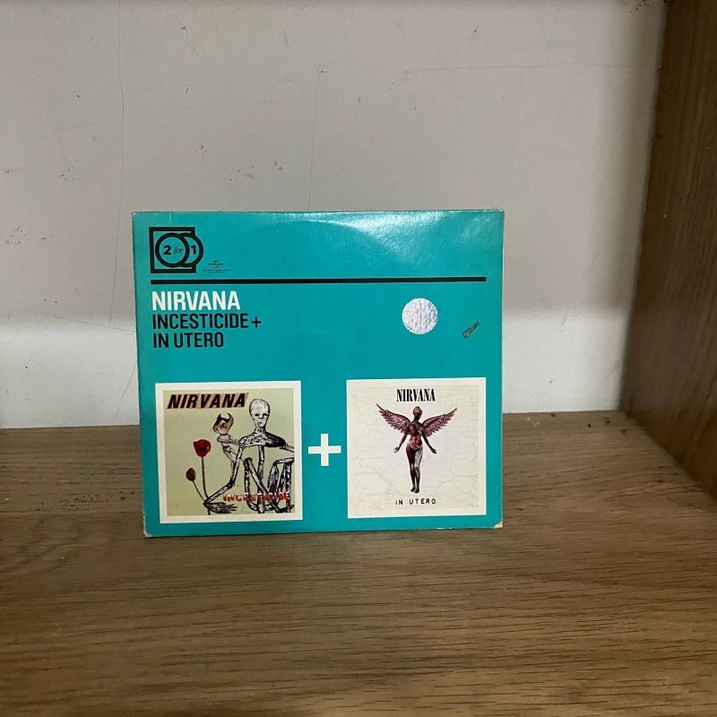 Kaset Cd NIRVANA - 2 FOR 1 : INCESTICIDE / IN UTERO