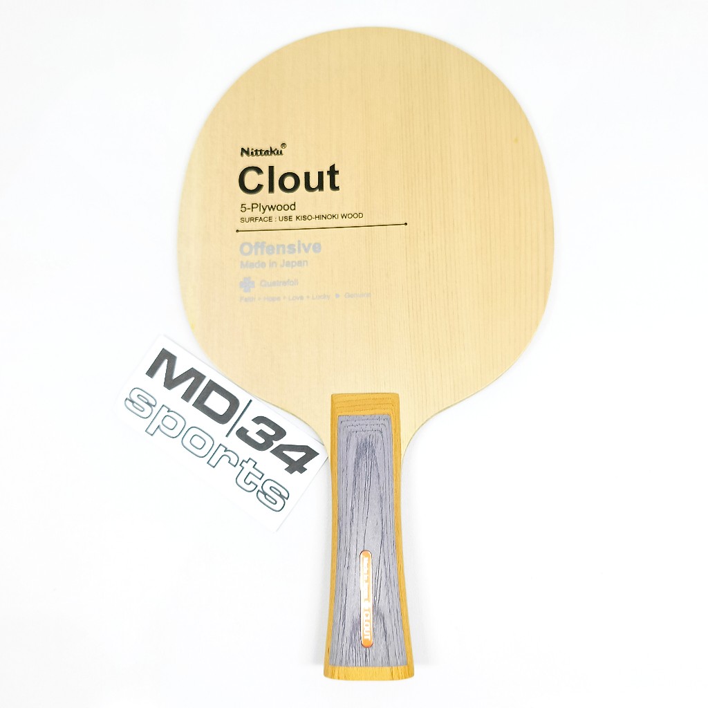 Kayu Nittaku Clout - blade / kayu / bet pingpong murah