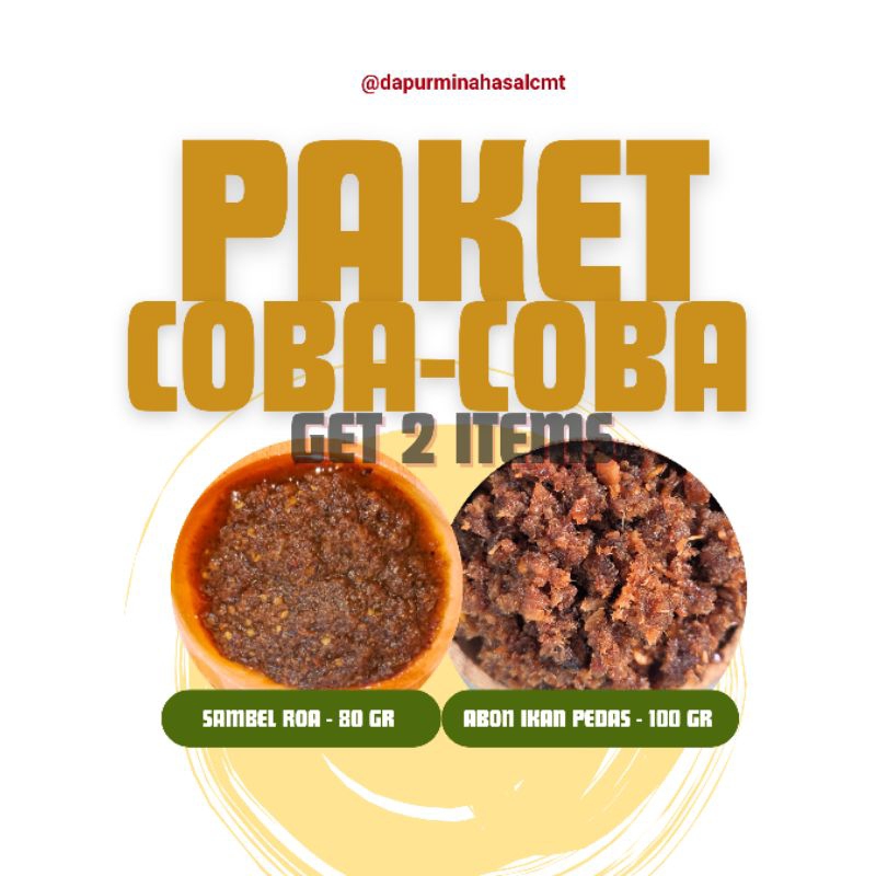 

Paket Coba-coba - Abon Ikan & Sambel Roa