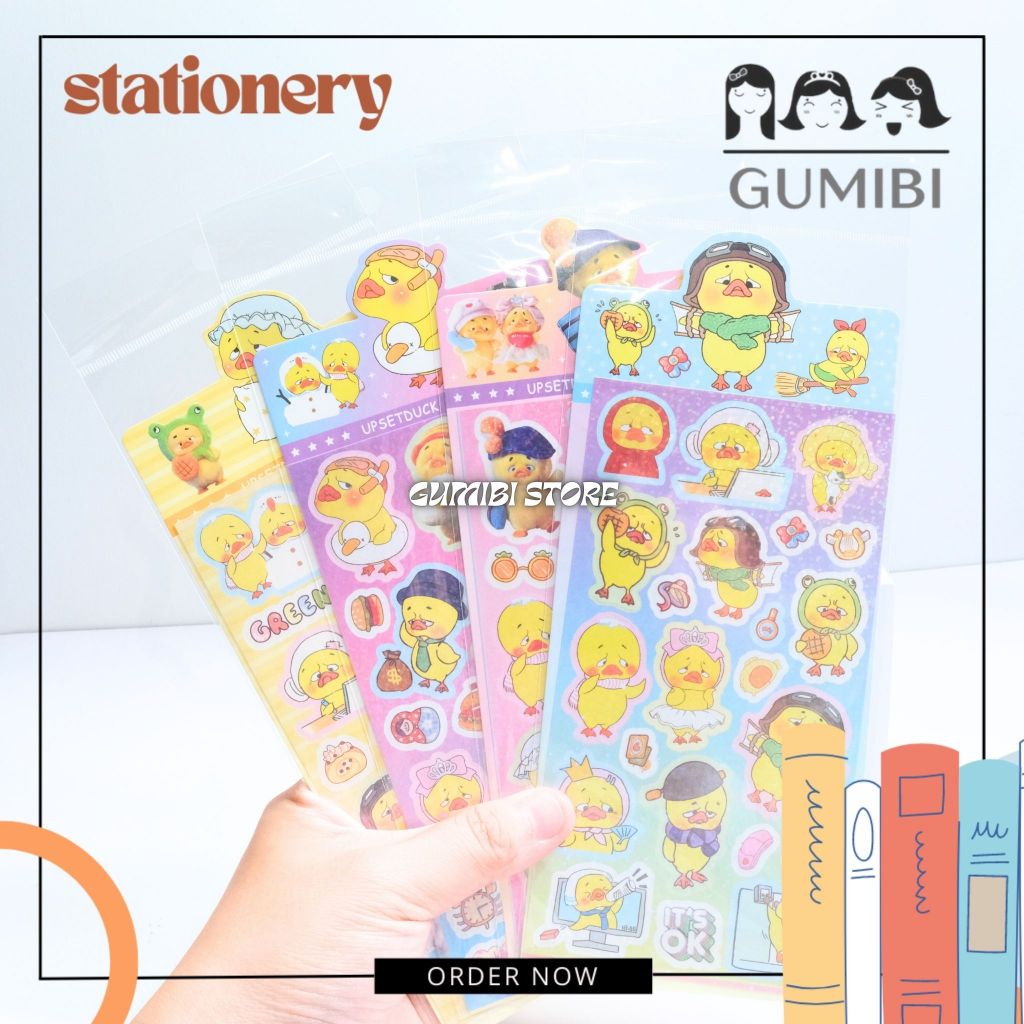 

STIKER UPSET DUCK STIKER ALB 1 LEMBAR KARAKTER UPSET DUCK BEBEK UGLY LUCU STIKER HOLOGRAM STIKER LEMBARAN GAMBAR UPSET DUCK LUCU TERMURAH