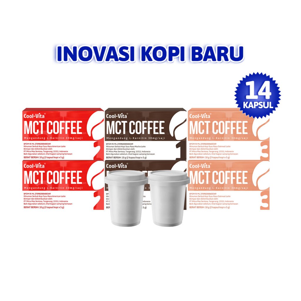 

Coolvita Special Package Coffee Capsule 6 Box MIX ALL FLAVOUR + FREE 1 Box Coffee Capsule RANDOM MG