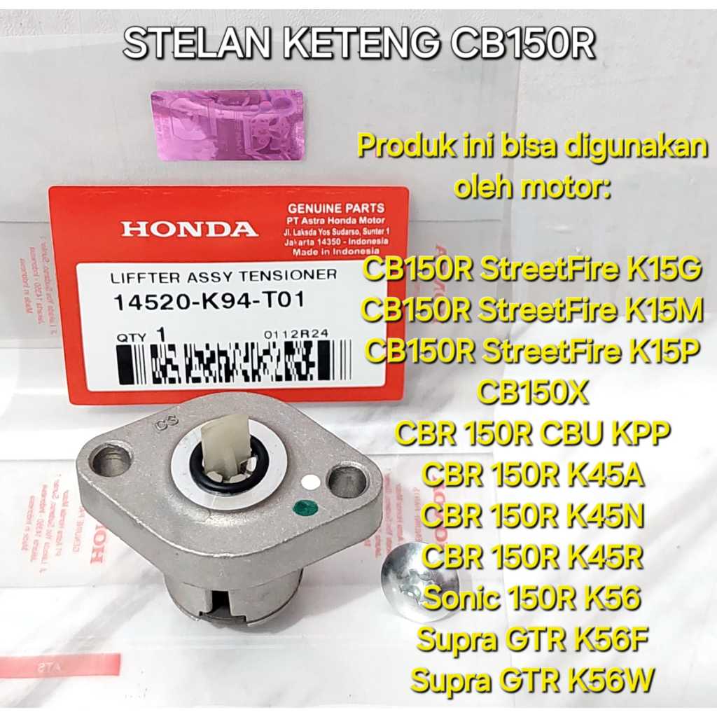 stelan keteng cb 150r Lifter Assy Tensioner Honda CBR 150R