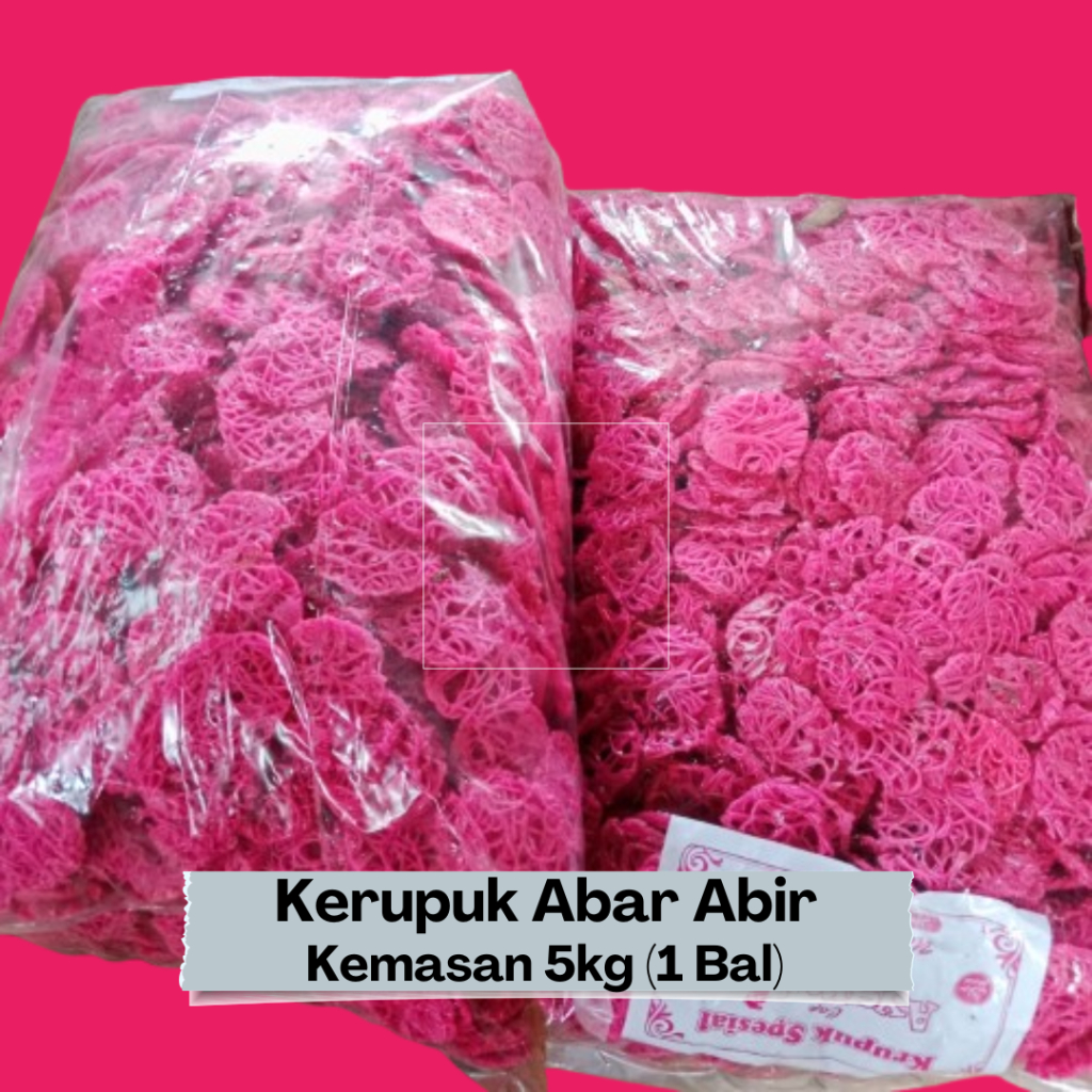 

Kerupuk Murah Kerupuk Abar abir kemasan 1 Bal (5Kg)