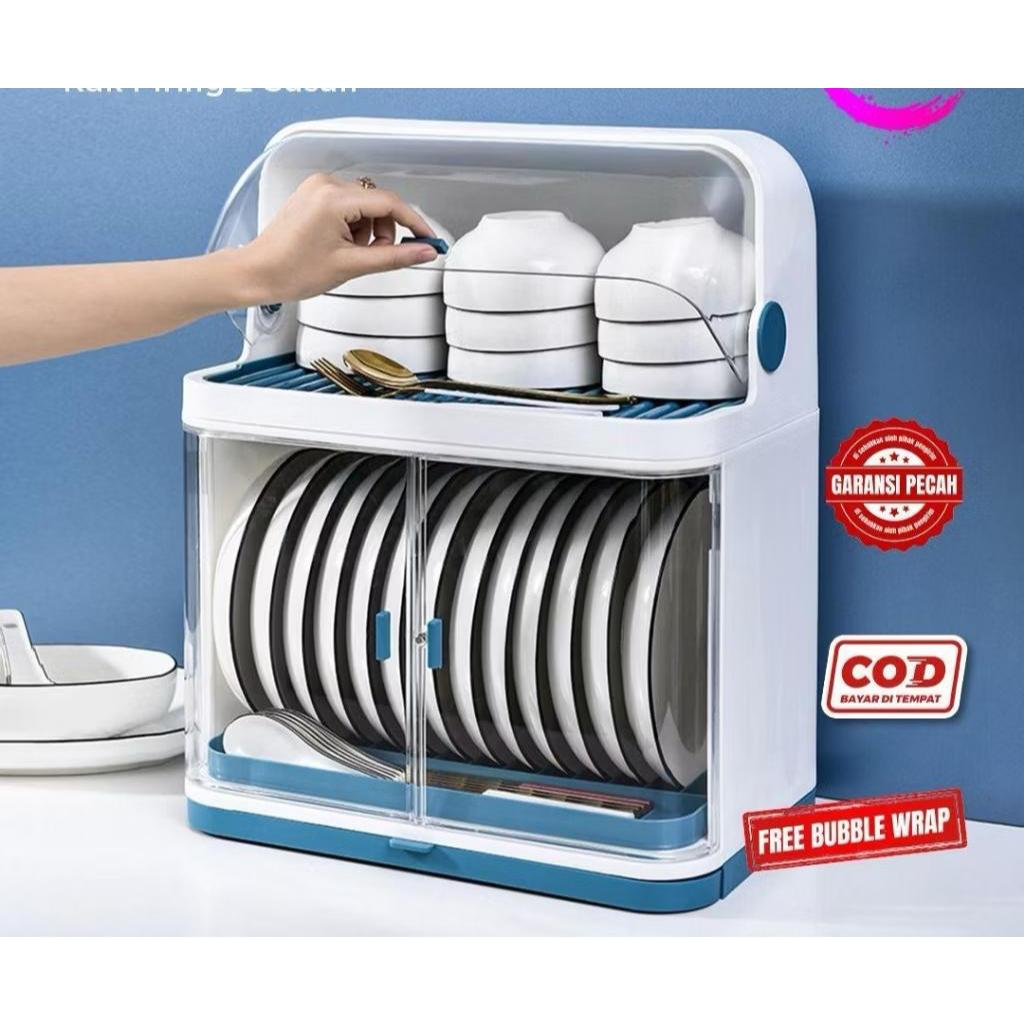 Rak Piring Anti Debu Plastik Rak Piring Calon Mantu Tempat Piring Tempat Gelas