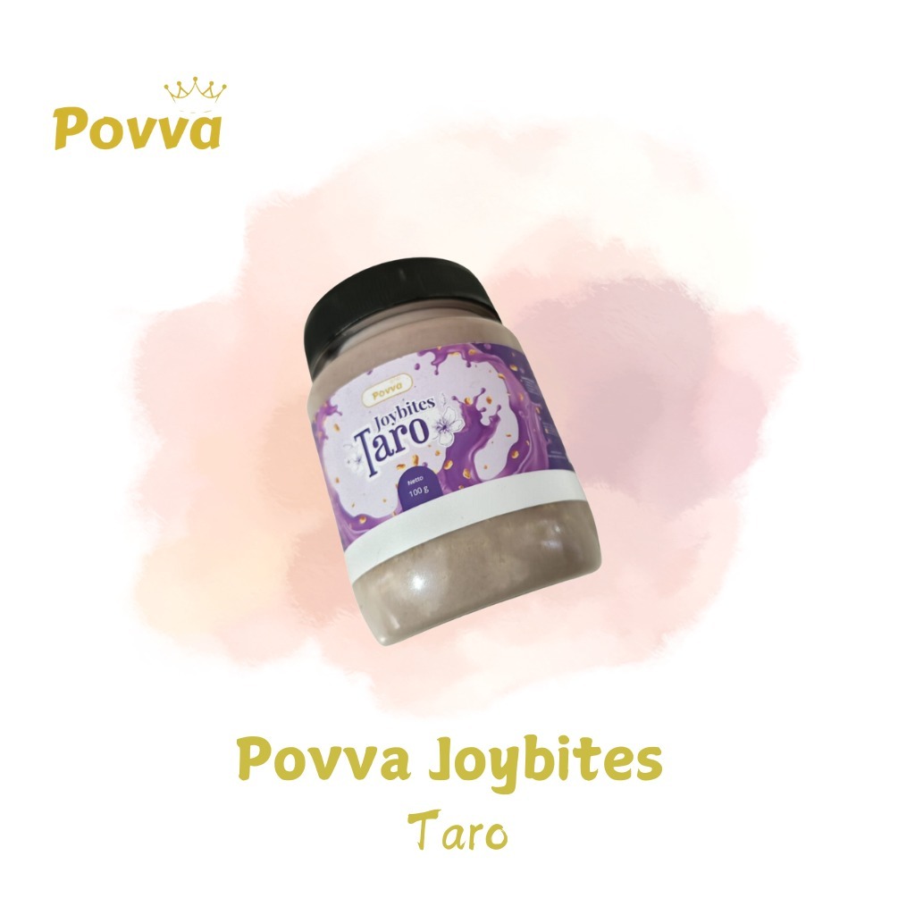 

Povva Joy Bites Taro Purple Crunchy
