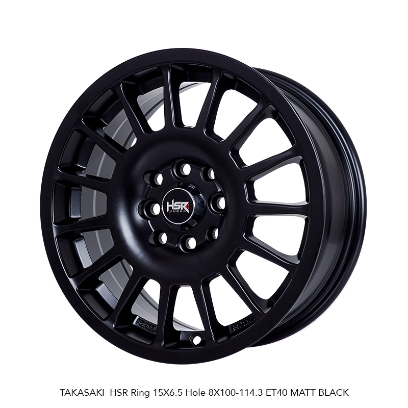 VELG MOBIL RACING RING 15 WARNA HITAM HSR TAKASAKI BRIO,MOBILIO,FREED