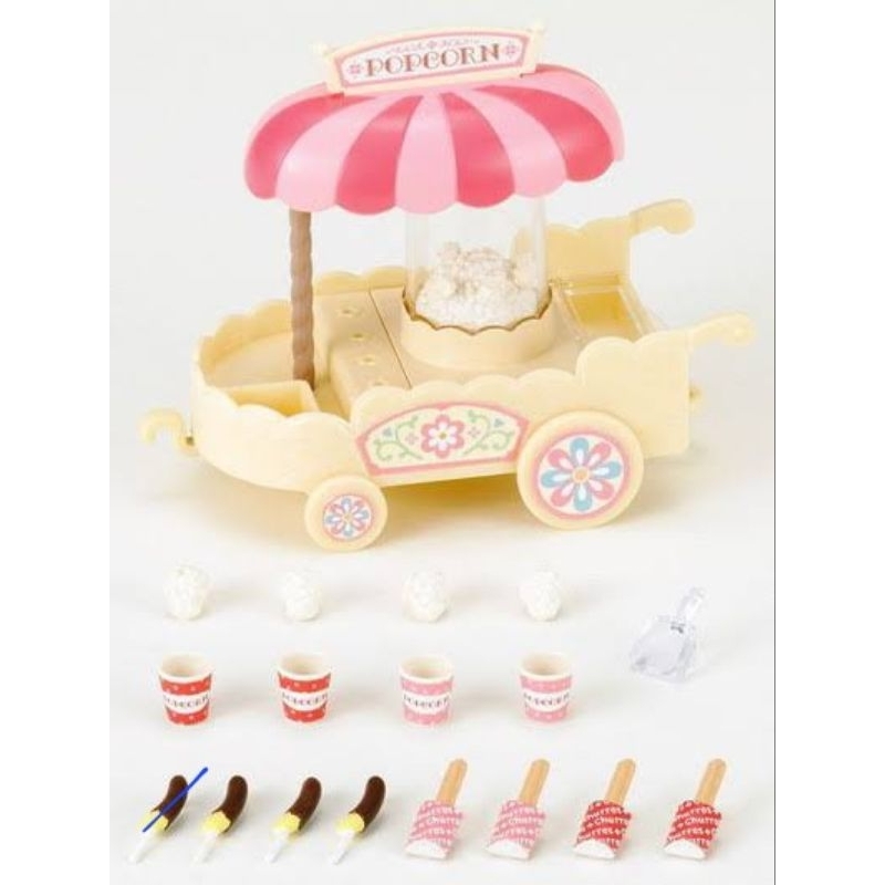 preloved Sylvanian Family: Popcorn Cart