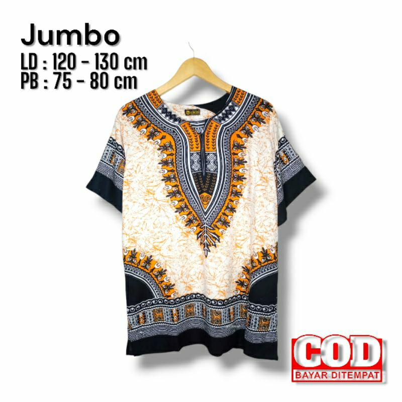 Baju kaos dashiki afrika jumbo/ baju kaos pria wanita/ baju kaos dashiki jumbo