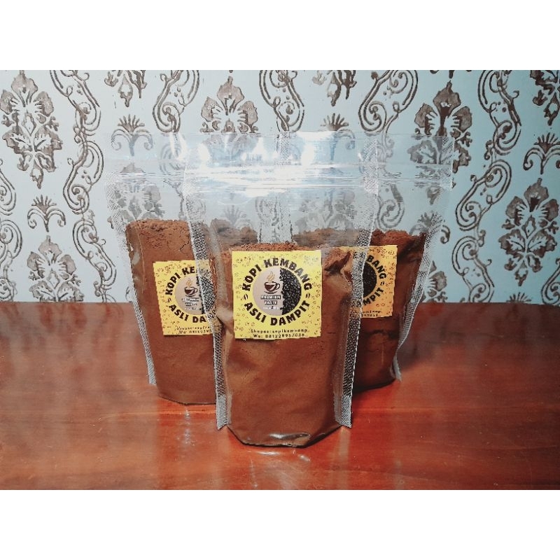 

[Termurah] Kopi Bubuk Hitam / 200 g Kopi Bubuk Khas Dampit Kwalitas Super
