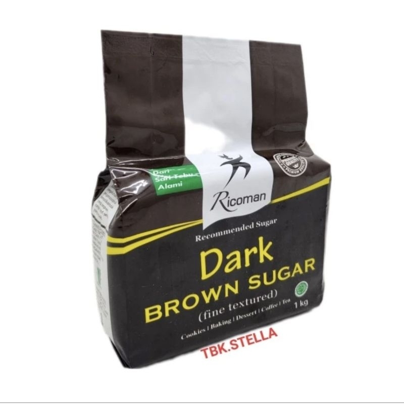 

RICOMAN DARK BROWN SUGAR 1 KG/ GULA AREN