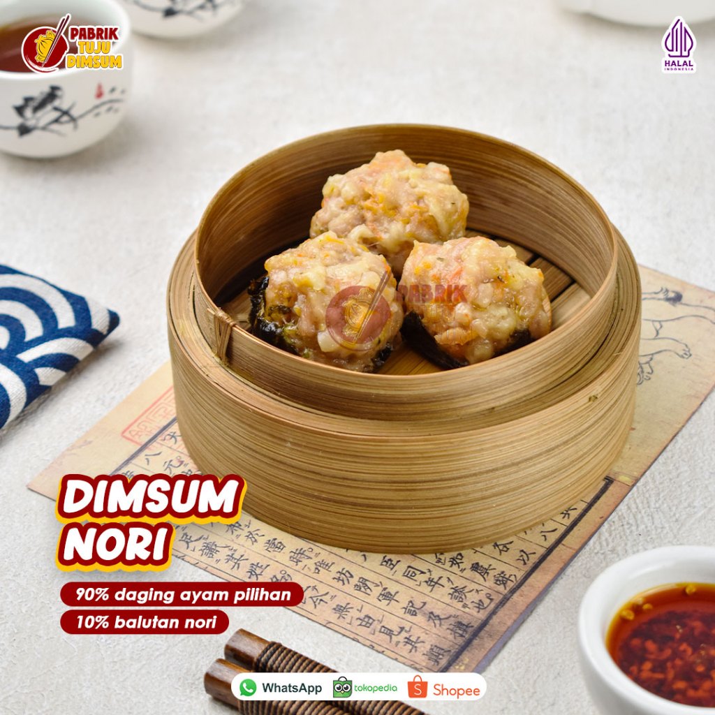 

DIMSUM NORI ISI 25PCS / HALAL / MURAH / DEPOK