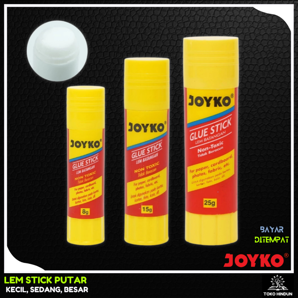 

Glue Stick Lem Putar Kertas Batang Joyko