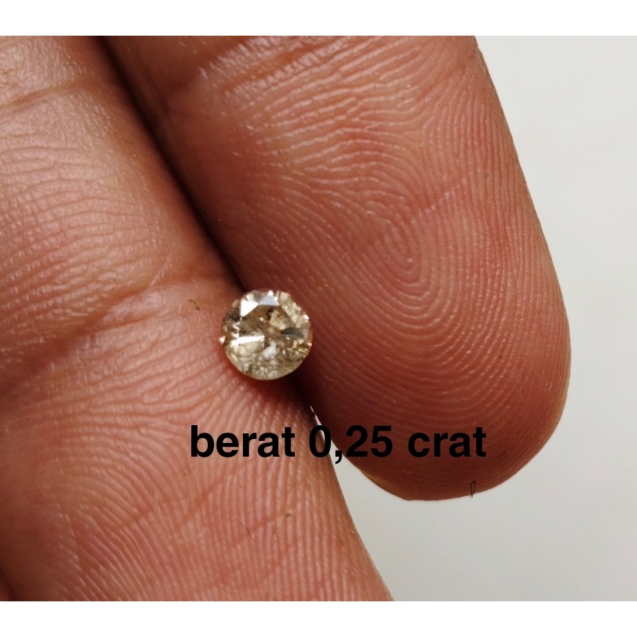 Natural diamond berlian asli