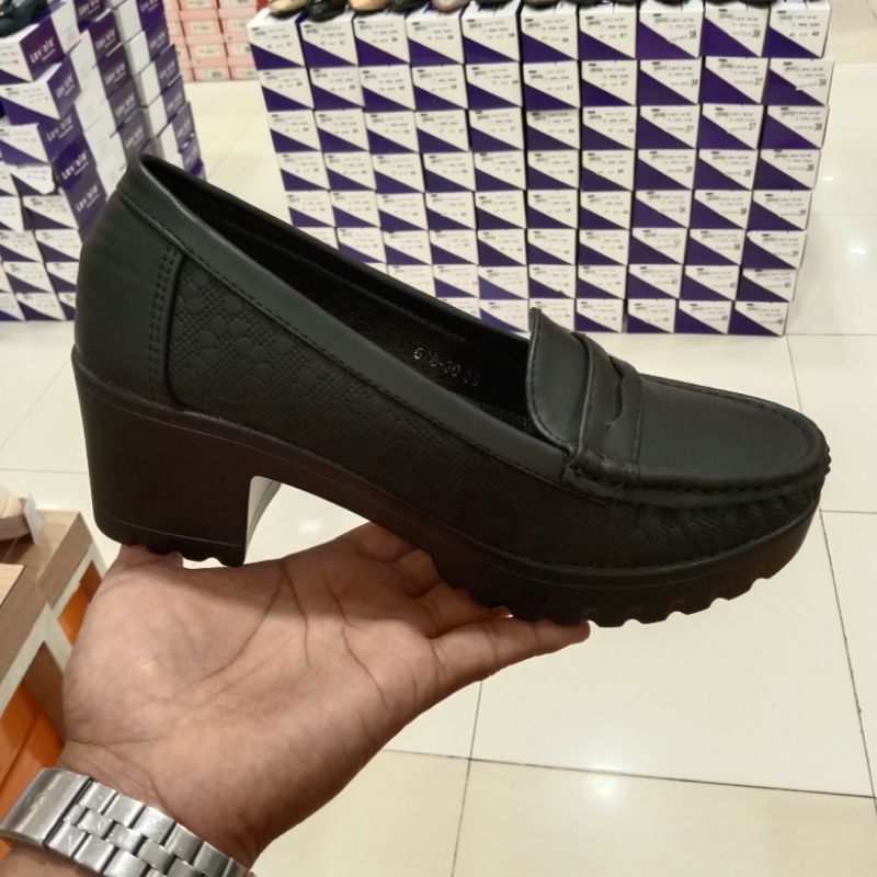ST MORITZ SEPATU WEDGES WANITA ORIGINAL