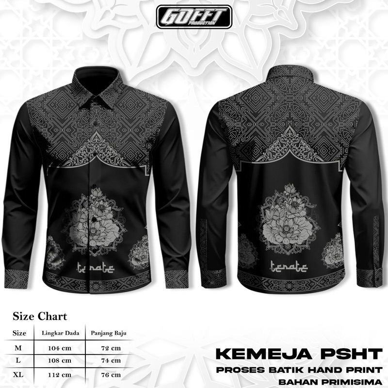 BATIK PSHT KEMEJA PSHT BATIK TERATE KEMEJA TERATE BATIK PANJANG PSHT BATIK TERBARU BATIK KEKINIAN BA