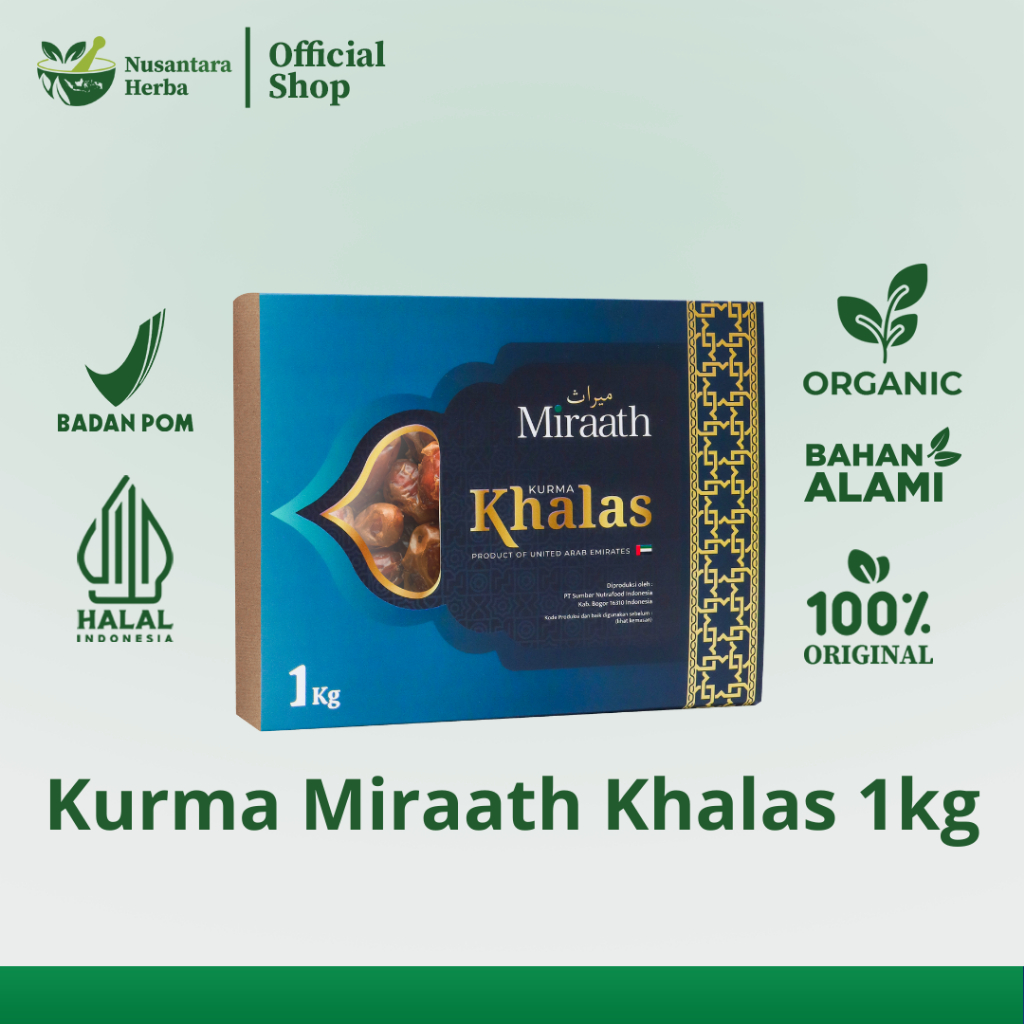 

Kurma Hikmah Sukkary Alqosim 1 Kg Sukari Dates Korma Tamr Basah Premium Organik