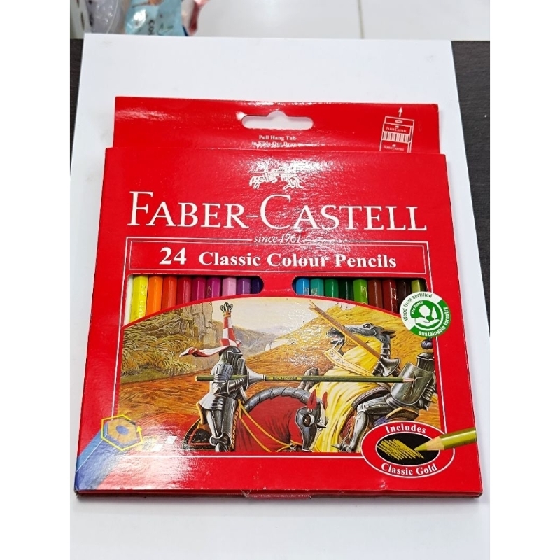 

PENSIL WARNA FABER CASTELL CLASSIC 24 WARNA