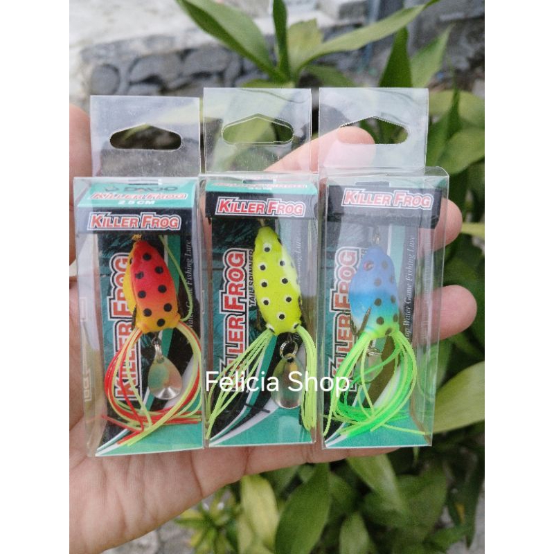 Umpan Kail Pancing Frog Fishing Lure Swimbait 3cm kodok palsu Casting Gabus Toman