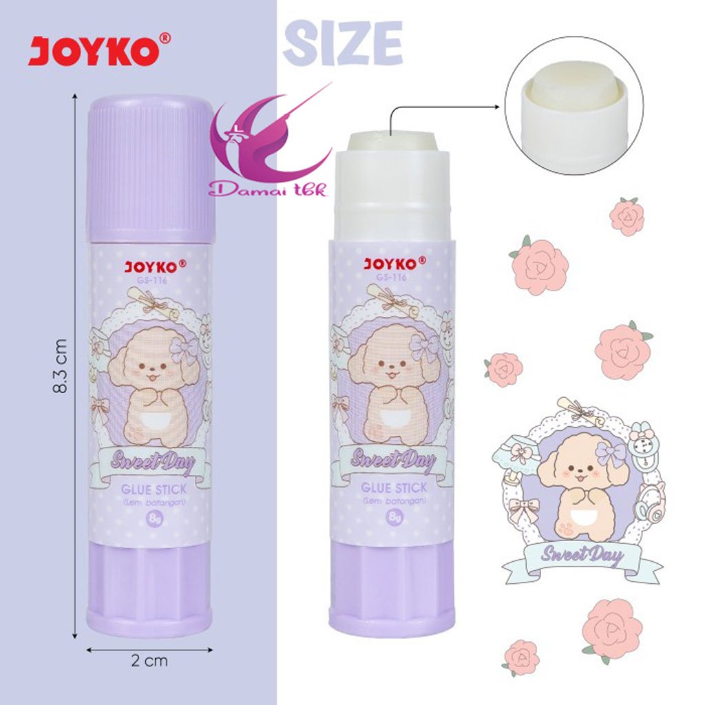 

Joyko Glue Stick Lem Batang Joyko GS-116 8gr Sweet Day