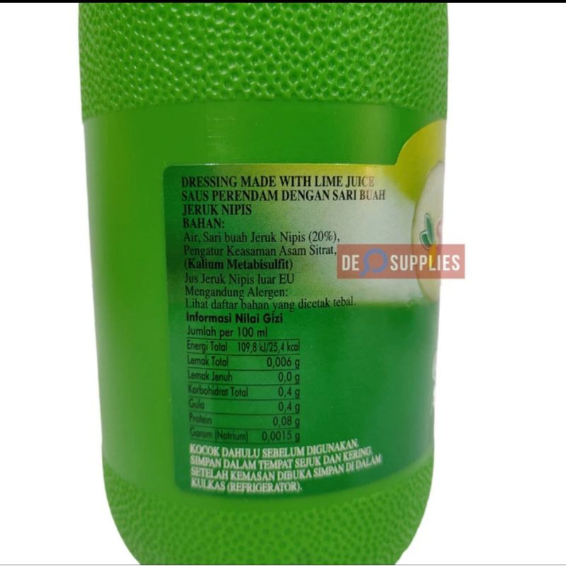 

Siracuse Lemon Lime Juice Concentrate 1L - Sari Lemon Jeruk Nipis Italy - Lemon