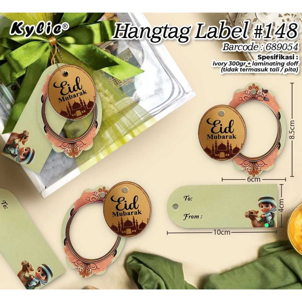 

Hangtag Label 148| 149| 150| Edisi Lebaran| Dekor Dus Kue| Gantungan Dus Kue (1 bal 250 Set)