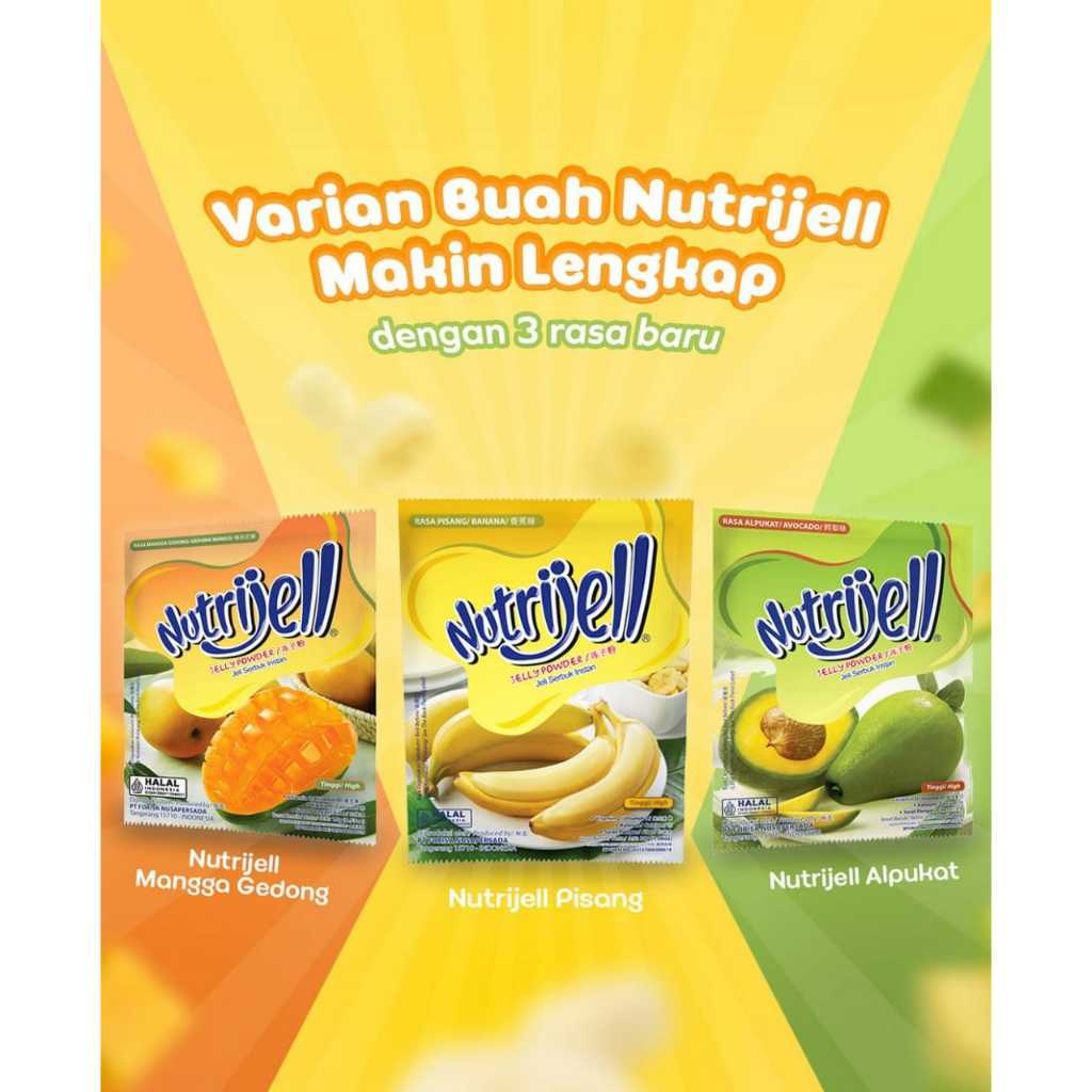 

Nutrijel Banana / Nutrijel Pisang/ Nutrijel Alpukat/ Nutrijel Avocado